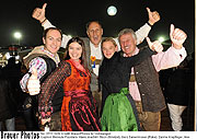 Betreute Popstars- Hans Joachim Stuck (Strietzel) Gerd Salvenmoser (Rübe) Zabine Krapfinger Alex Zaglmaier Volkswagen Winter Night 2012 in Ellmau bei Kitzbühel am 25.02.2012(©alle Photos: BrauerPhotos für Volkswagen)